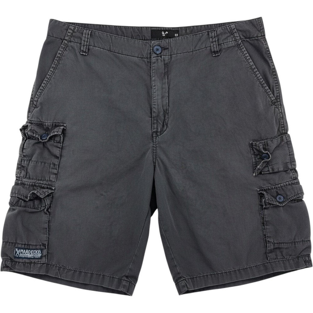 Marc Ecko Cut & Sew Cargo Shorts Mens 36 Grey Streetwear Y2K Skater Rugged Faded